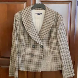 BROOKS BROTHERS Shawl Collar Double Breasted Jacket - Size 16